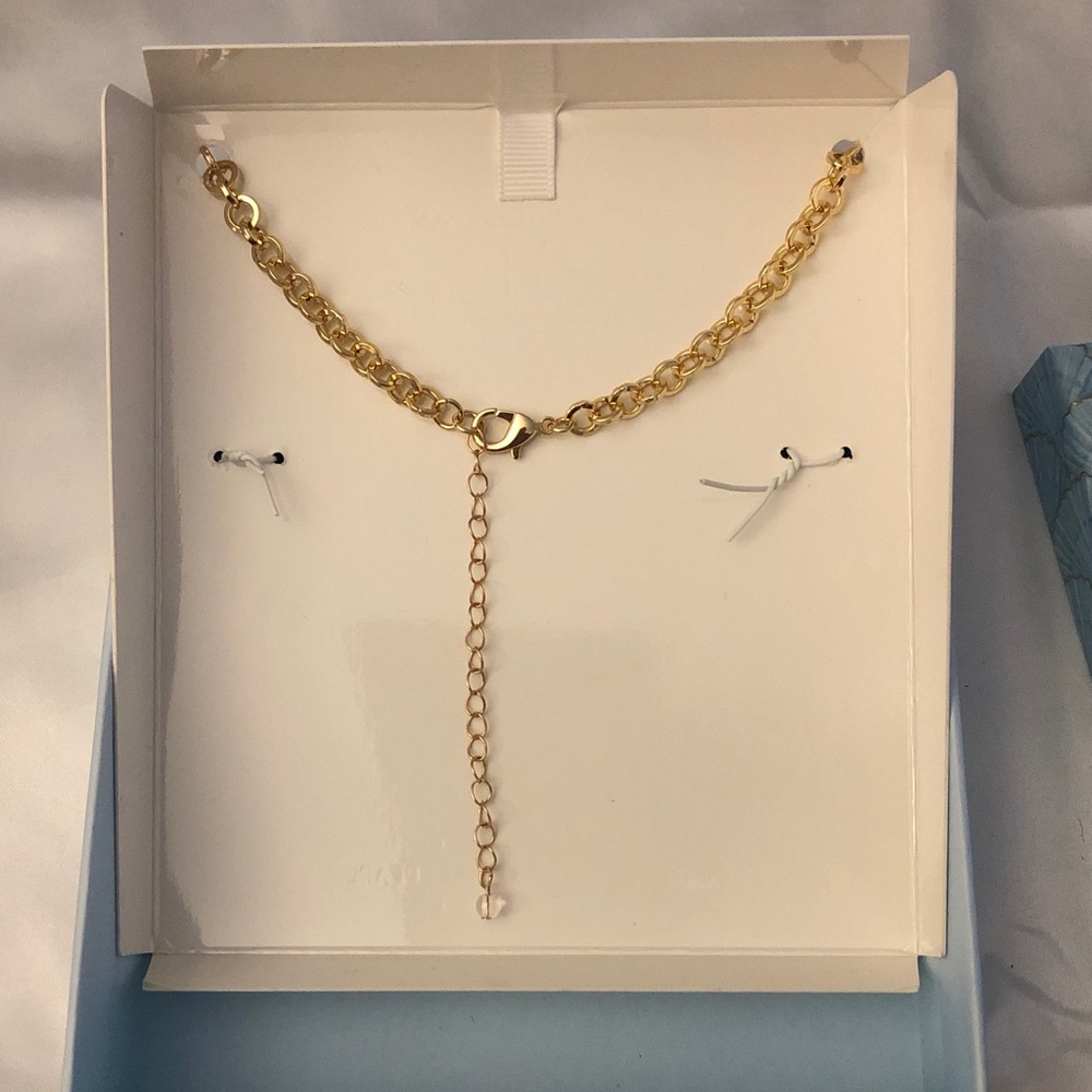 House of Harlow 1960 Gold Tone Freshwater Pearl, Shell & Metal Charm  Necklace - Picture 9 of 16
